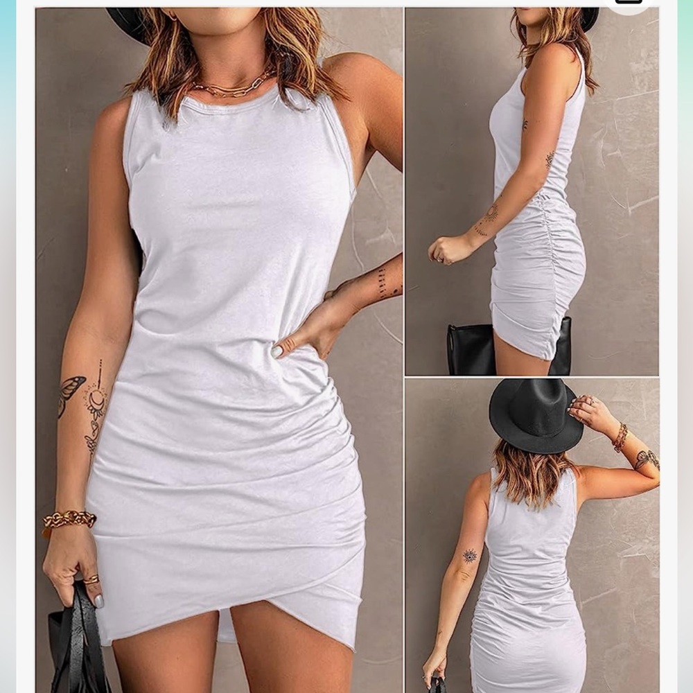 White tank dress